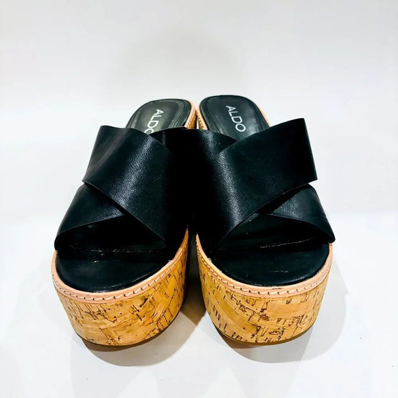 ALDO Lateefa black patform sandals - Picture 5 of 11